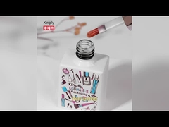 コーティング10ml ネイルロングボトル 耐久性ガラス ネイルロングボトル