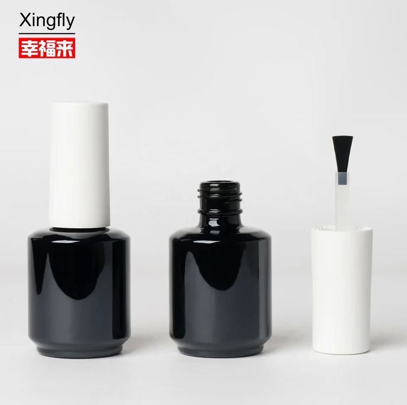 ブラシ付きキャップ 5ml ネイルポーチ ボトル 多容量 多色