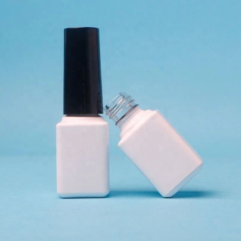 6ml 空のガラス ネイルポーチ ボトル コンテナ 透明色