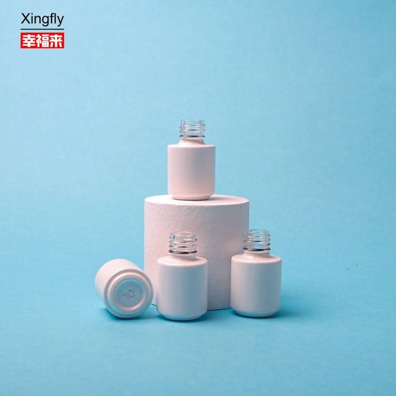 5ml ネイルロングボトル カスタム 空の丸いガラスジェル カラージェルロング