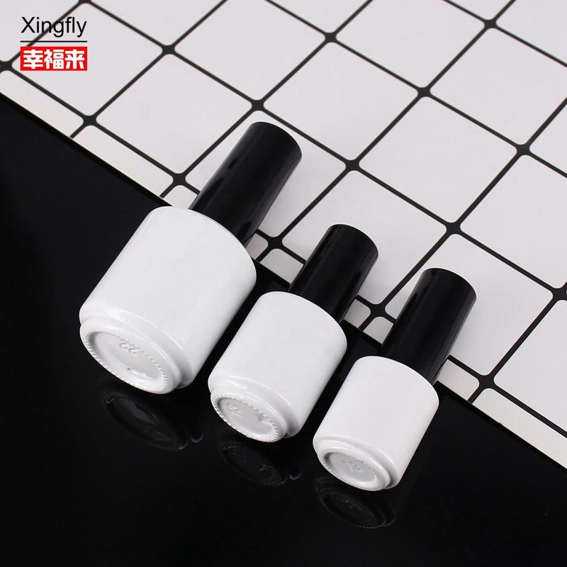 5ml ネイルロングボトル カスタム 空の丸いガラスジェル カラージェルロング