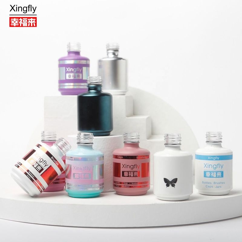 15ml 丸型ゲルネイルクリーム ボトル 空のゲルネイルクリーム ボトル ネイルオイル