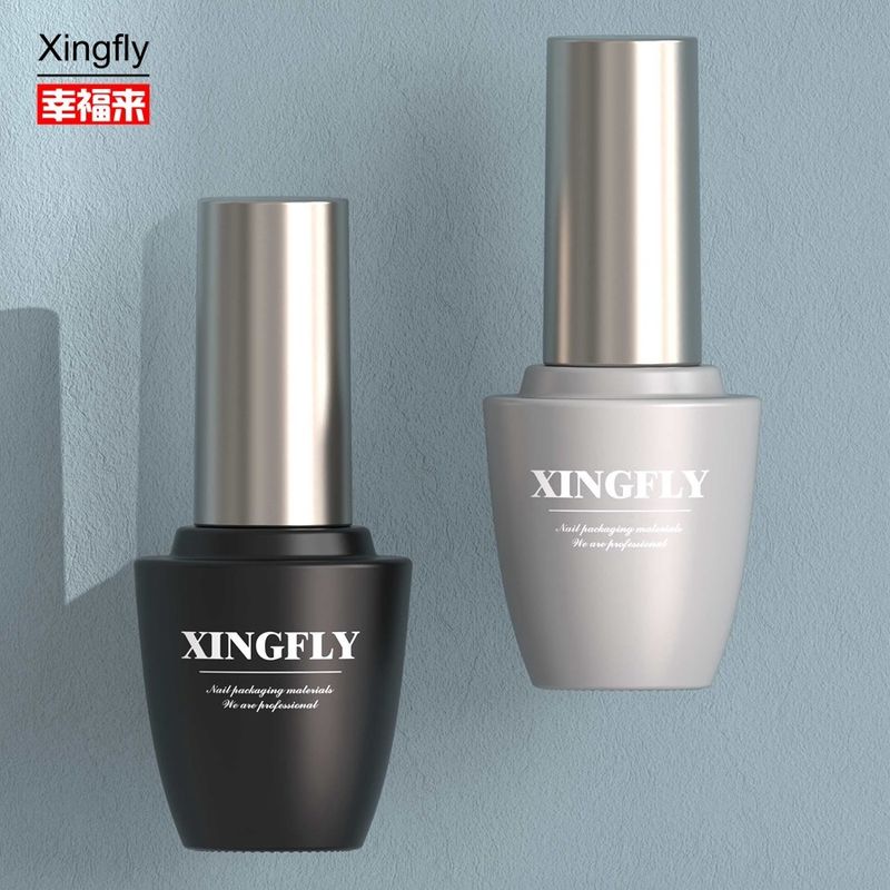 15ml 空のガラス ネイルポーチ ボトル ジェル 化粧品 梱包 ジェル ネイルポーチ ガラス ボトル