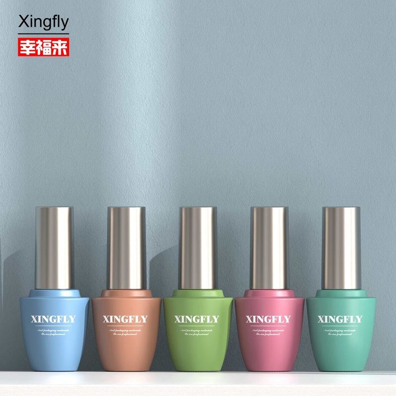15ml 空のガラス ネイルポーチ ボトル ジェル 化粧品 梱包 ジェル ネイルポーチ ガラス ボトル