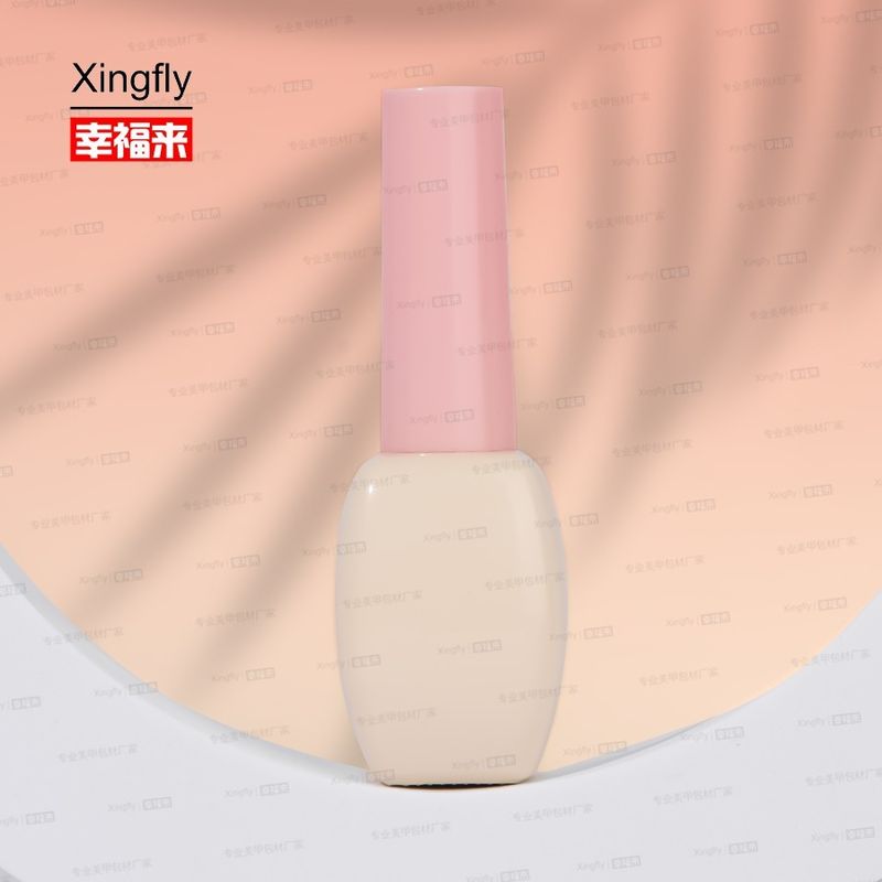 12ml 化粧品 包装 ゲル ネイル オイル ポリッシュ 蓋付き ガラス ボトル ゲル用 ブラシ