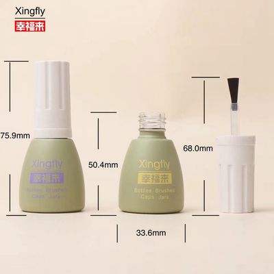 OEM 12ml ネイルポーチボトル デュポン ブラシ 丸い ネイルポーチボトル