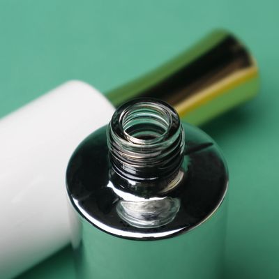 密封キャップ 空のガラスネイルロックのボトル スムーズな表面 SGS