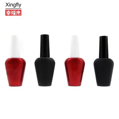 空のUVジェル 15ml ネイルローク ボトル 独特の形 蓋とブラシ