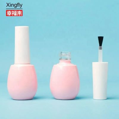15ml 空のネイルゲル ポリッシュ ボトル カスタム化粧品 ガラスボトル ブラシ付き
