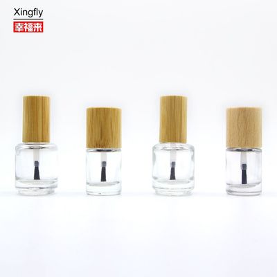 11ml 丸いネイルロックのボトル 木製キャップ UVジェル 空のボトル ネイルロックの粘着剤
