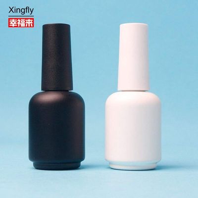 カスタム 11ml 丸 白 黒 UVジェル ぬくもり グラス ボトル ブラシ キャップ