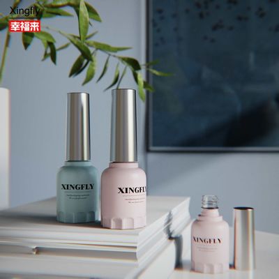 12ml ネイルロングボトル 丸い容器 UVジェル ネイルラック ガラスボトル