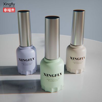 12ml ネイルロングボトル 空のネイルロング容器 丸ゲルネイルロングボトル