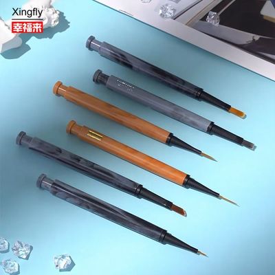 ネイルペイント ブラシ ヘッド ジェル ネイルポーチ ネイルペイント ネイルアート ブラシ ペン 交換可能なブラシ