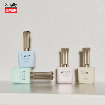 12ml ネイルジェル ポリッシュ ボトル カスタマイズされたLOGO ブラシキャップ付きの空のネイルジェル ボトル