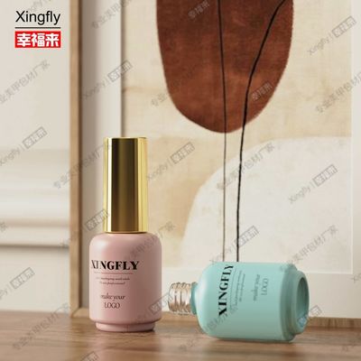 17ml ゲル ネイル ポーチ カスタム ロゴ 贅沢 ボトル コンテナ 梱包 ゲル ポーチ ボトル