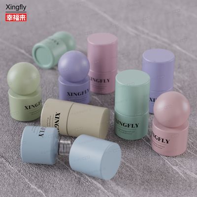 5ml 丸いネイルアート 包装 ガラスボトル 空のUVジェル ネイルポーチボトル