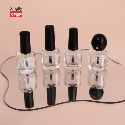 カスタム 8ml 独特 透明 空気 ゲル ガラス ゲル ネイル ポリッシュ ボトル カップ ブラシ
